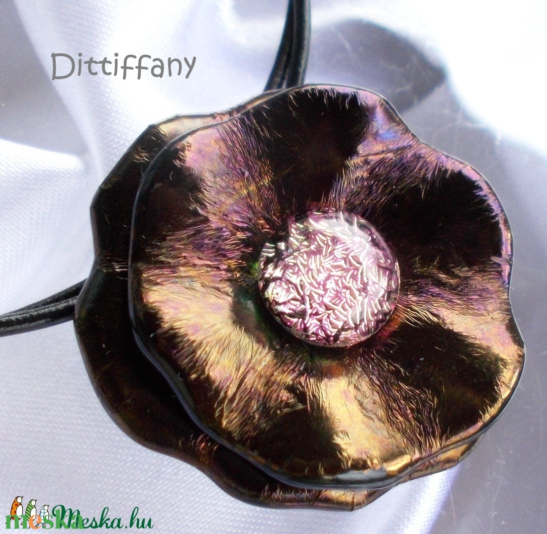 Bronz-rózsa ékszer, ajándék karácsonyra, napra, névnapra születésnapra. - ékszer - nyaklánc - medálos nyaklánc - Meska.hu