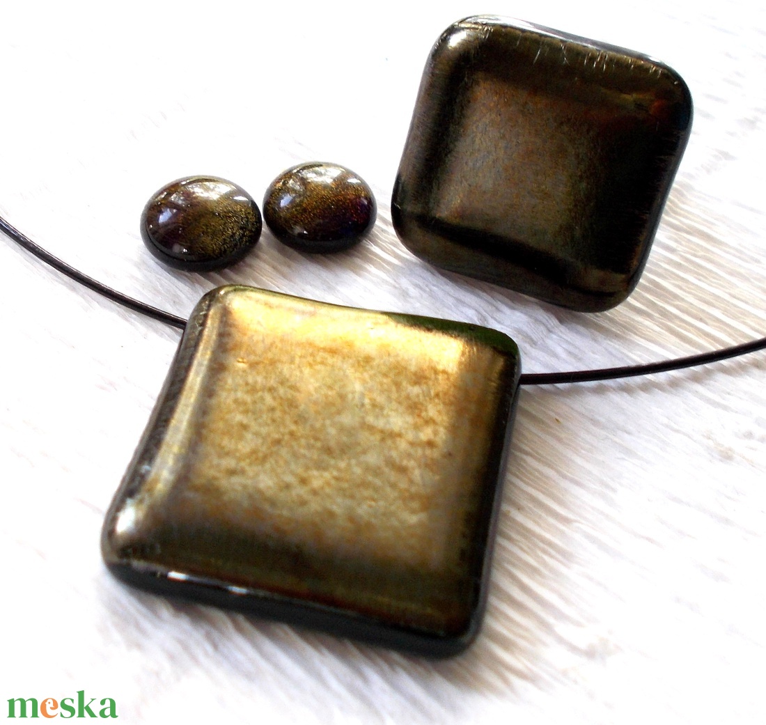 AKCIÓ! Bronzos  metál ékszerszett , ajándék névnapra születésnapra. - ékszer - ékszerszett - Meska.hu