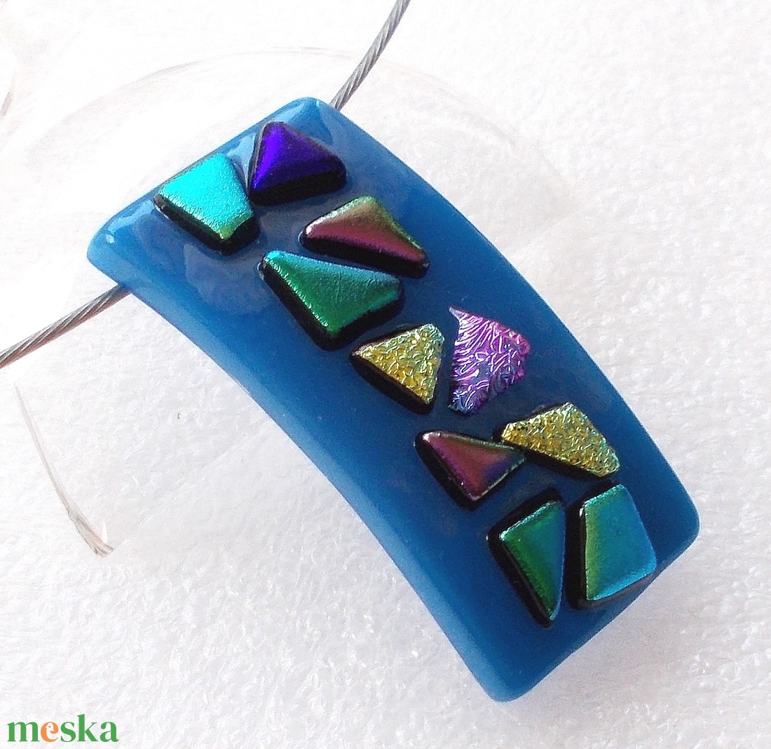 Szivárvány mozaik, üvegékszerszett, ajándék  lányoknak szalagavatóra, ballagásra, születésnapra, névnapra.  - ékszer - ékszerszett - Meska.hu