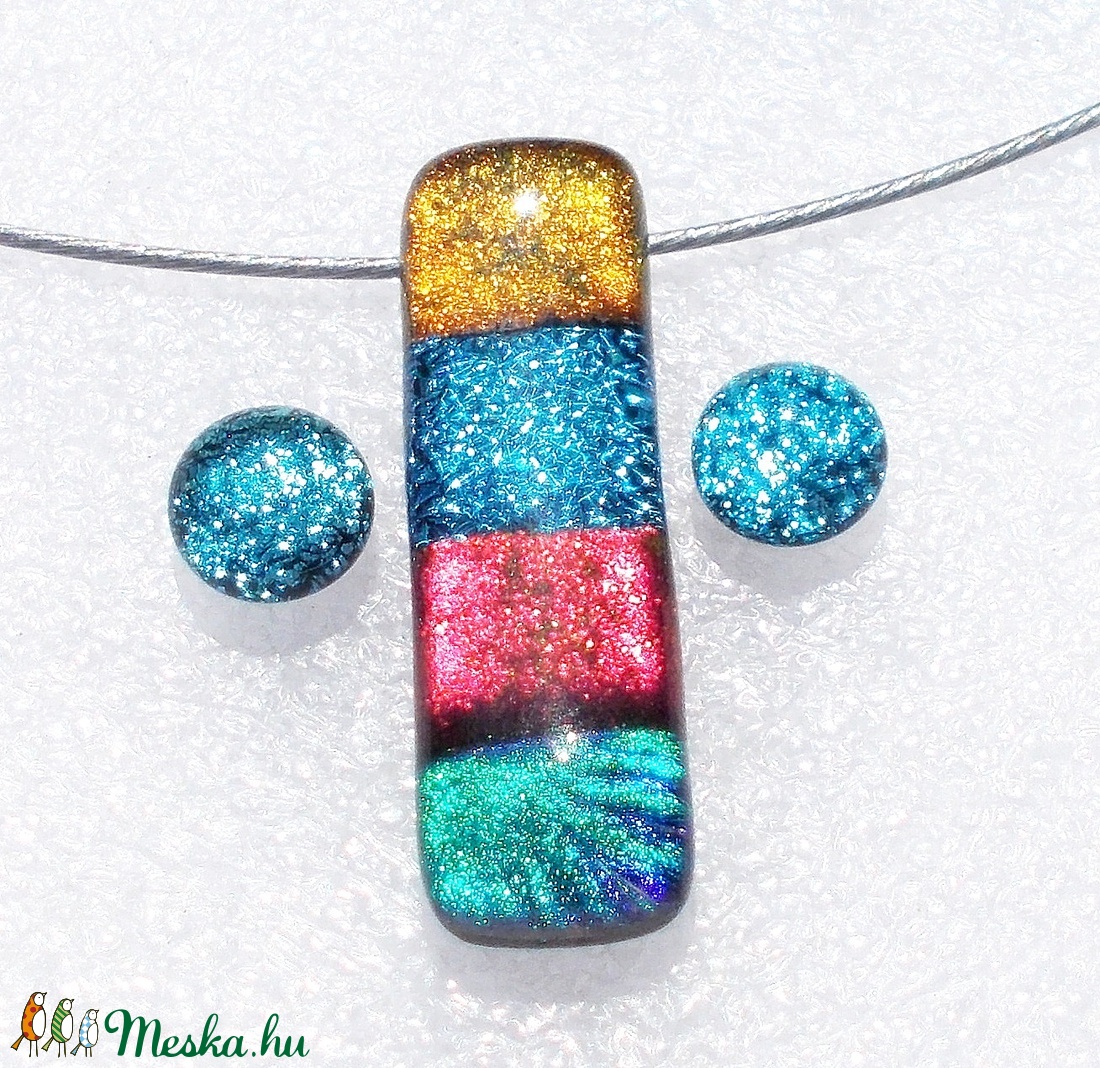 Dichroic fények ékszerszett pedagógusoknak. - ékszer - ékszerszett - Meska.hu Dichroic fények ékszerszett pedagógusoknak. - ékszer - ékszerszett - Meska.hu