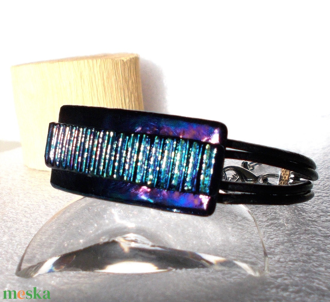 Kék metál ékszerszett, ajándék névnapra születésnapra. - ékszer - ékszerszett - Meska.hu