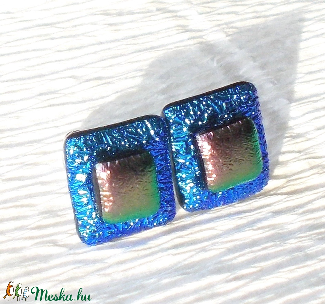 Univerzum dichroic fülbevaló, ajándék névnapra, születésnapra. - ékszer - fülbevaló - pötty fülbevaló - Meska.hu Univerzum dichroic fülbevaló, ajándék névnapra, születésnapra. - ékszer - fülbevaló - pötty fülbevaló - Meska.hu