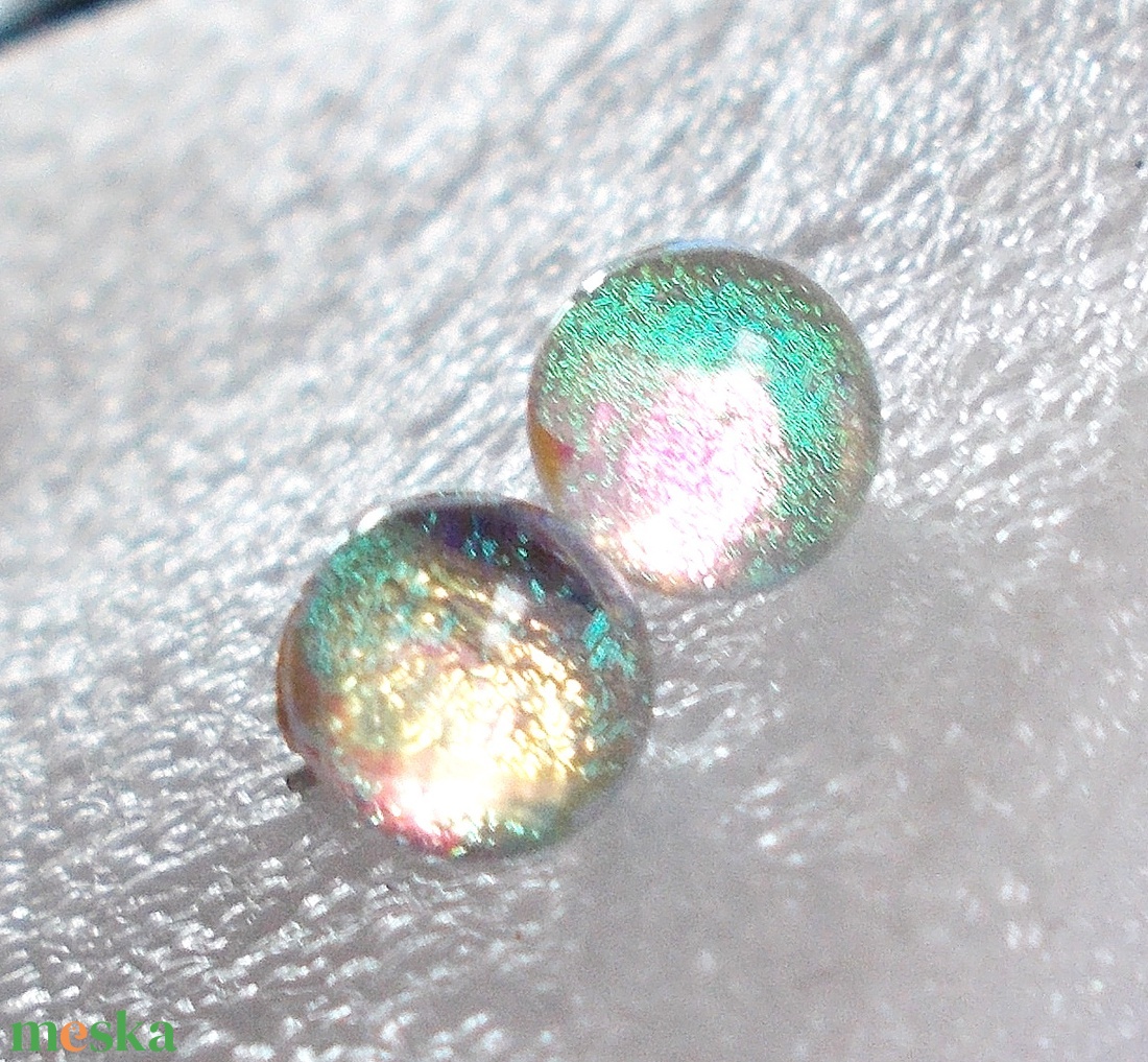 AKCIÓ! Tündérfény stiftes  fülbevaló, ajándék  névnapra, születésnapra. - ékszer - fülbevaló - pötty fülbevaló - Meska.hu