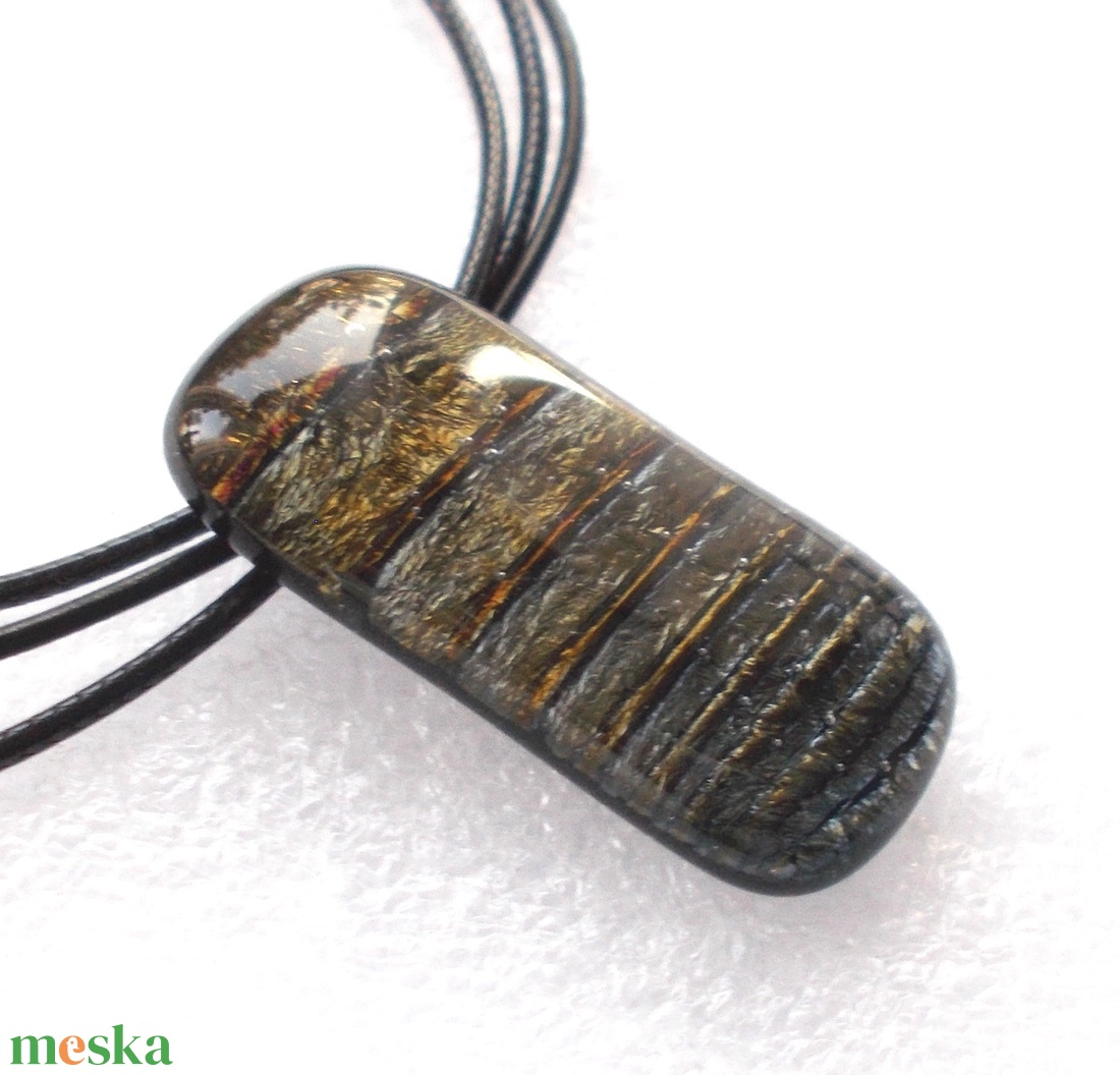 Metál bronzos-arany dichroic medál, ajándék névnapra, születésnapra. - ékszer - nyaklánc - medálos nyaklánc - Meska.hu Metál bronzos-arany dichroic medál, ajándék névnapra, születésnapra. - ékszer - nyaklánc - medálos nyaklánc - Meska.hu