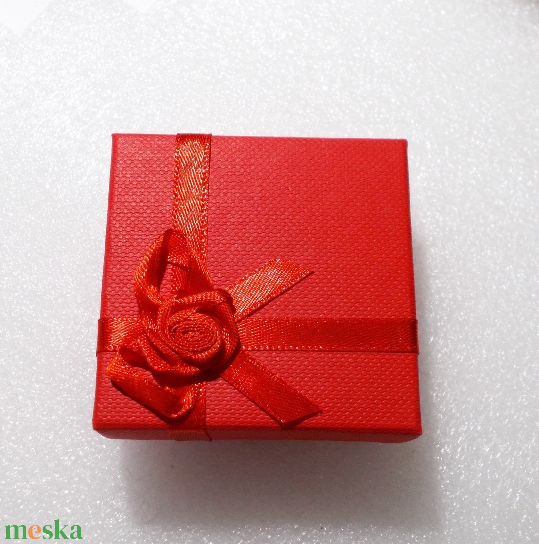 AKCIÓ! Pipacs jégkockában ékszerszett,  - ékszer - ékszerszett - Meska.hu