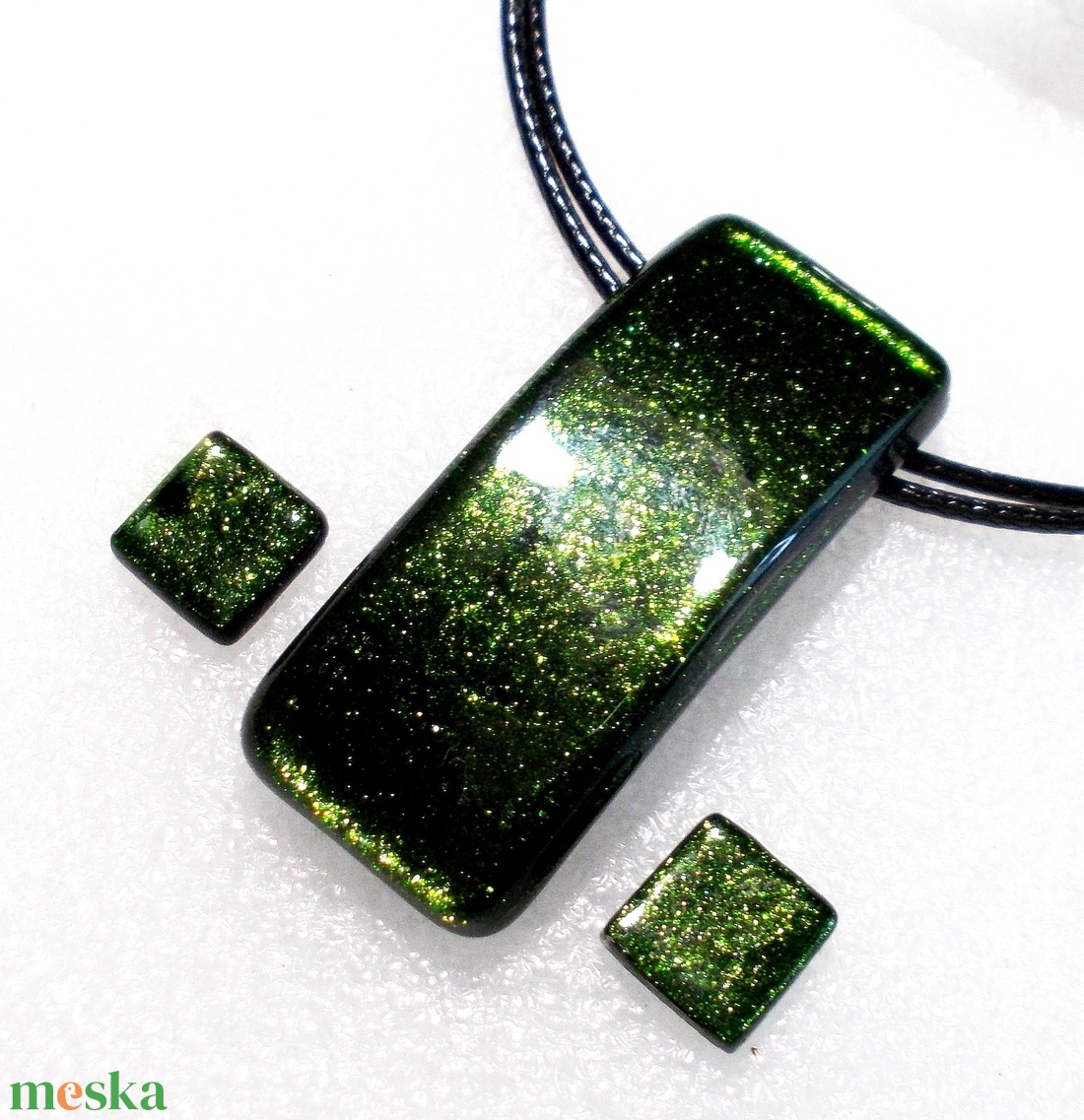 AKCIÓ! Arany moha aventurin ékszerszett, ajándék  ballagásra, névnapra, születésnapra. - ékszer - ékszerszett - Meska.hu