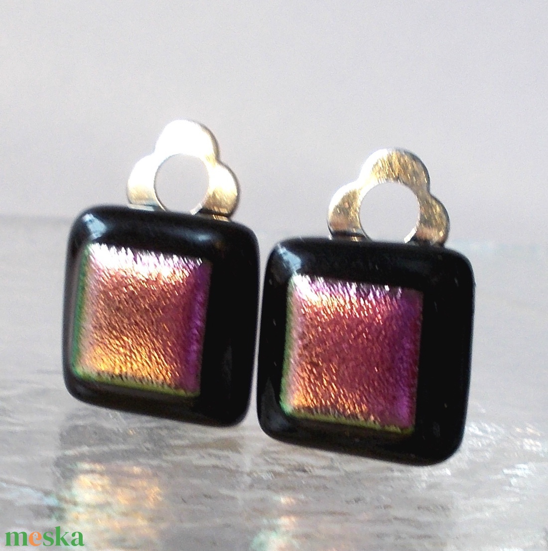 Orgona ragyogás klipszes fülbevaló  ajándék nőknek, lányoknak, névnapra, születésnapra. - ékszer - fülbevaló - klipsz - Meska.hu