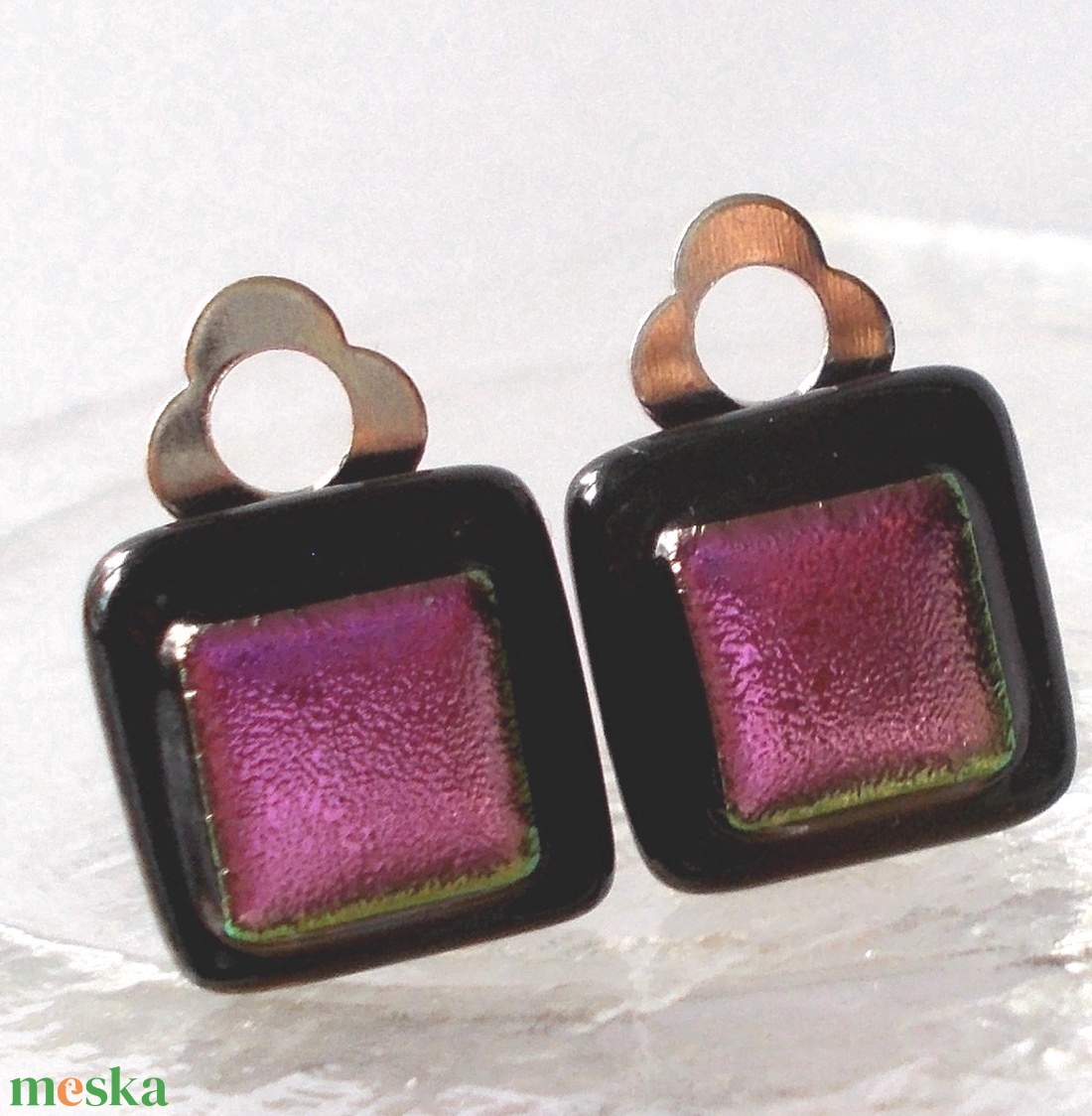 Orgona ragyogás klipszes fülbevaló  ajándék nőknek, lányoknak, névnapra, születésnapra. - ékszer - fülbevaló - klipsz - Meska.hu