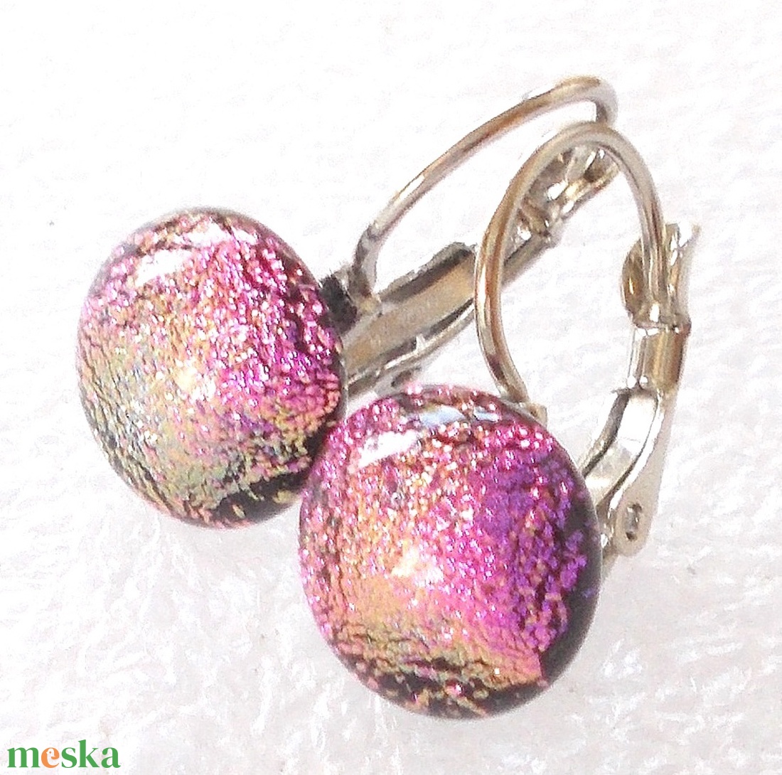 NEMESACÉL! Arany magnólia dichroic fülbevaló, ajándék névnapra, születésnapra. - ékszer - fülbevaló - lógó fülbevaló - Meska.hu NEMESACÉL! Arany magnólia dichroic fülbevaló, ajándék névnapra, születésnapra. - ékszer - fülbevaló - lógó fülbevaló - Meska.hu