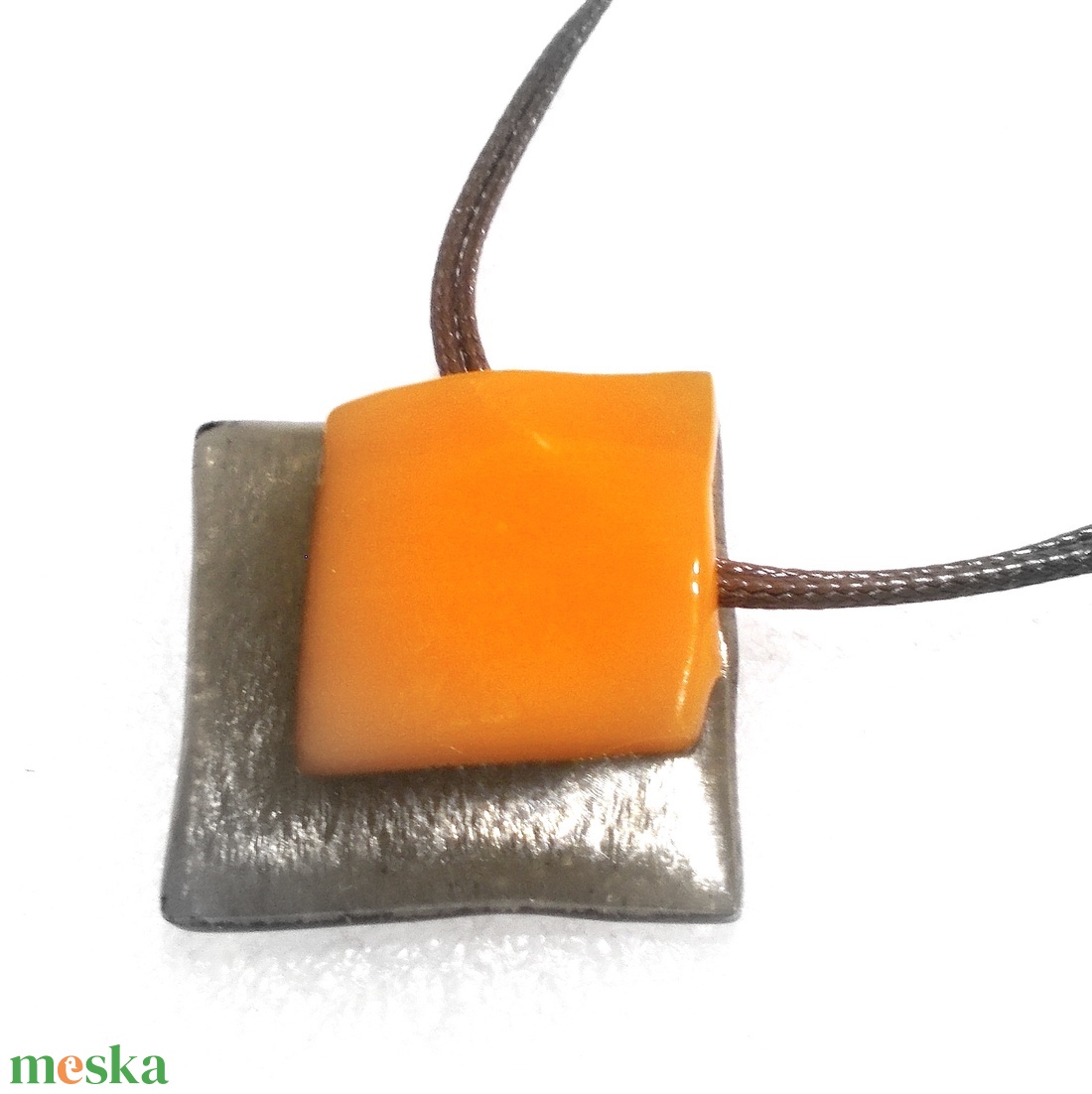 Bronzos sárga medál, ajándék névnapra, születésnapra. - ékszer - ékszerszett - Meska.hu