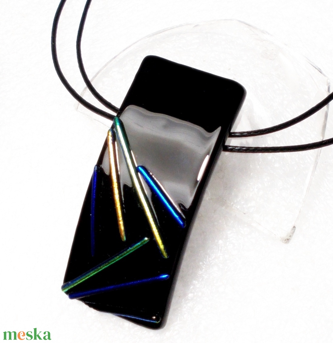 NEMESACÉL! Dichroic fénysugarak karkötő. - ékszer - ékszerszett - Meska.hu NEMESACÉL! Dichroic fénysugarak karkötő. - ékszer - ékszerszett - Meska.hu