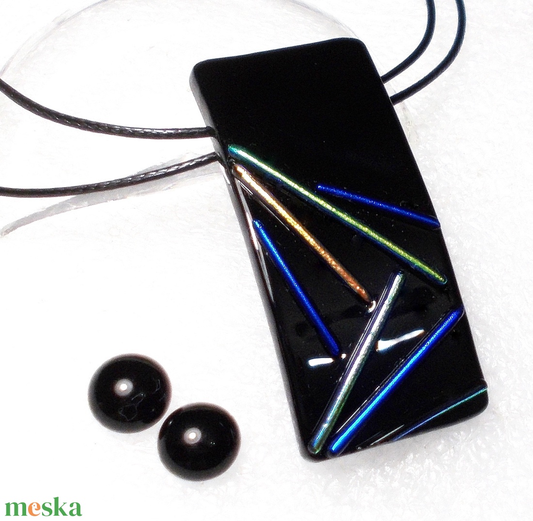 NEMESACÉL! Dichroic fénysugarak karkötő. - ékszer - ékszerszett - Meska.hu NEMESACÉL! Dichroic fénysugarak karkötő. - ékszer - ékszerszett - Meska.hu