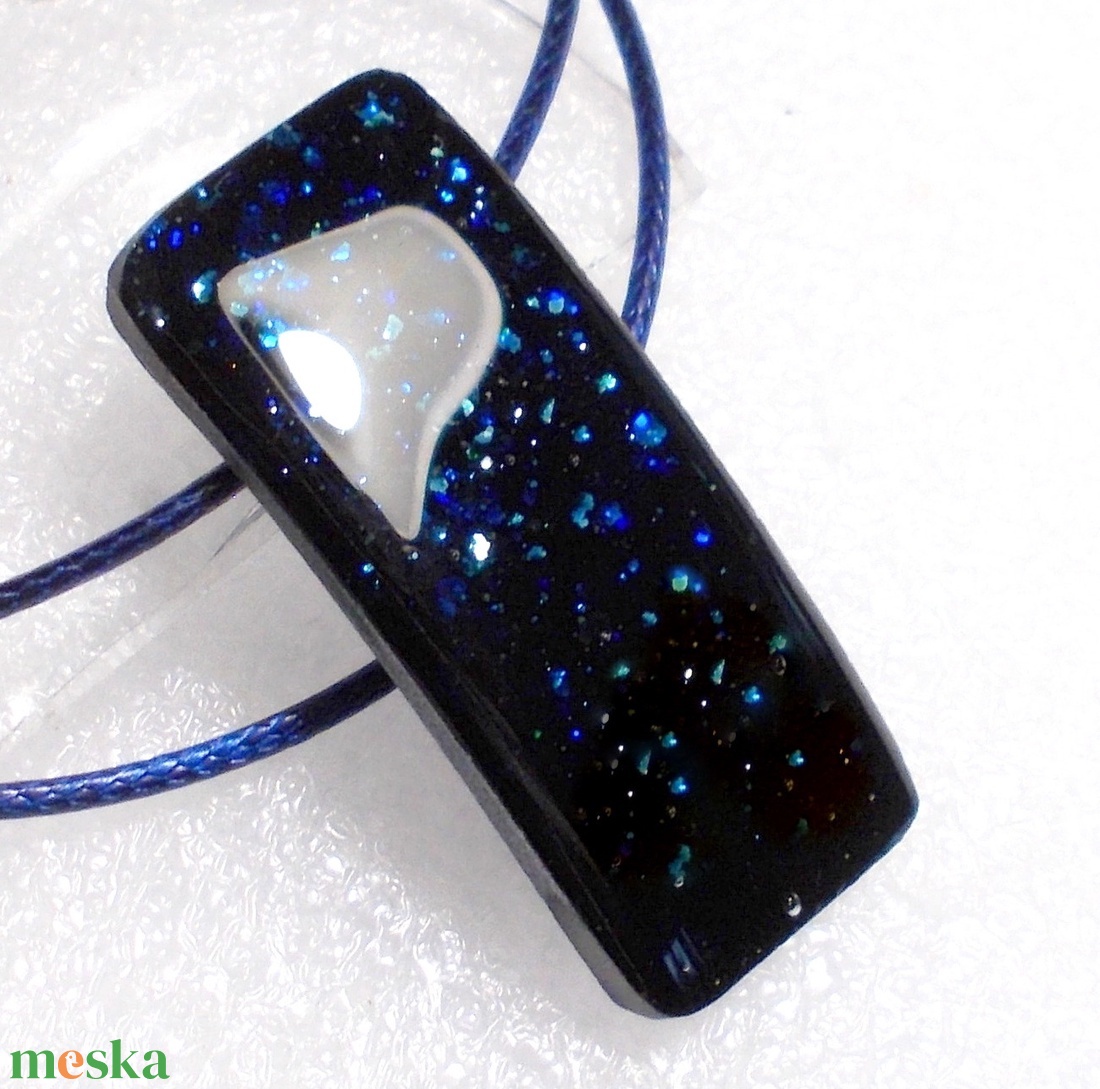 Csillagos égbolt üvegékszer gyűrű. - ékszer - ékszerszett - Meska.hu