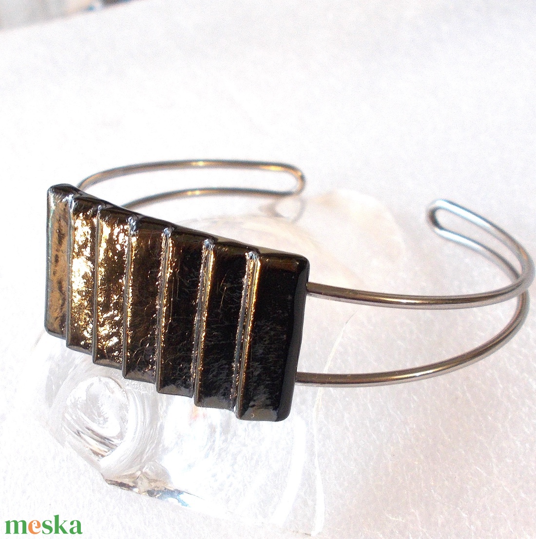 NEMESACÉL! Bronzos bordás metál ékszerszett. - ékszer - ékszerszett - Meska.hu