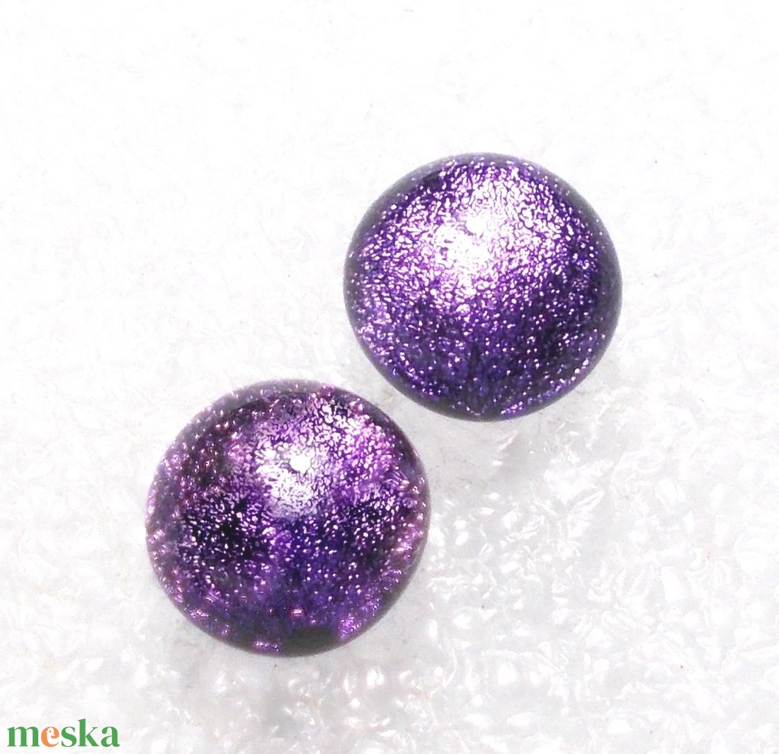 NEMESACÉL! Smaragd dichroic fülbevaló páros. - ékszer - fülbevaló - pötty fülbevaló - Meska.hu NEMESACÉL! Smaragd dichroic fülbevaló páros. - ékszer - fülbevaló - pötty fülbevaló - Meska.hu