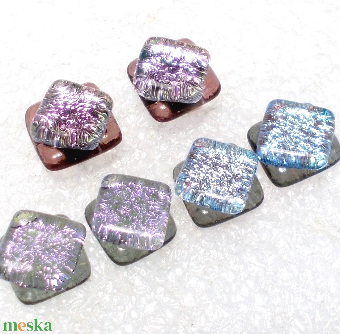 Orvosi fém! Szikrázó dichroic fülbevaló csomag , ajándék névnapra, születésnapra. - ékszer - fülbevaló - pötty fülbevaló - Meska.hu Orvosi fém! Szikrázó dichroic fülbevaló csomag , ajándék névnapra, születésnapra. - ékszer - fülbevaló - pötty fülbevaló - Meska.hu