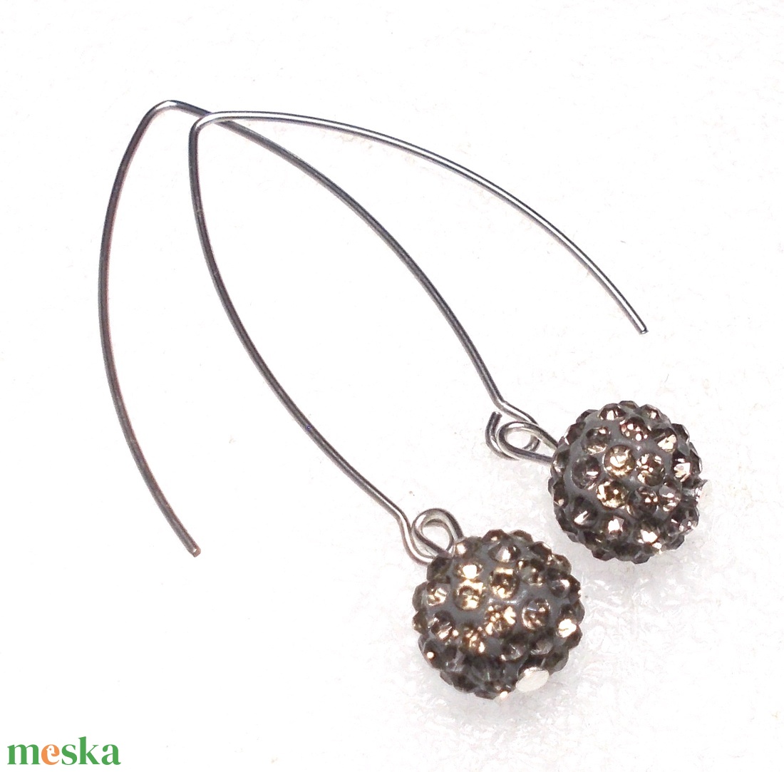 Fekete-bronz csillogás  trendi ékszerszett, ajándék Valentin napra, névnapra, születésnapra. - ékszer - ékszerszett - Meska.hu