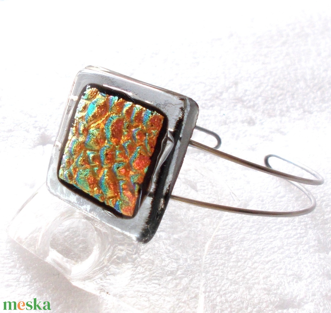 Szürkében naplemente ékszerszett, ajándék pedagógus napra, születésnapra, névnapra.  - ékszer - ékszerszett - Meska.hu