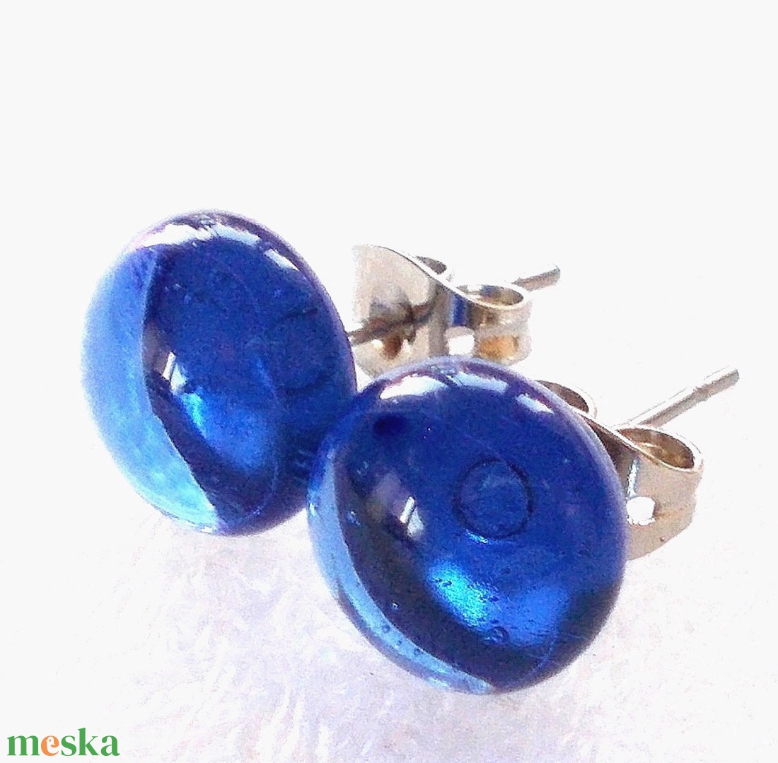 AKCIÓ!  Csillagok kékben, dichroic  nyaklánc. - ékszer - ékszerszett - Meska.hu