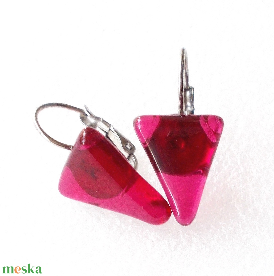 NEMESACÉL! Ruby pink, kapcsos fülbevaló névnapra, születésnapra. - ékszer - fülbevaló - lógó fülbevaló - Meska.hu NEMESACÉL! Ruby pink, kapcsos fülbevaló névnapra, születésnapra. - ékszer - fülbevaló - lógó fülbevaló - Meska.hu