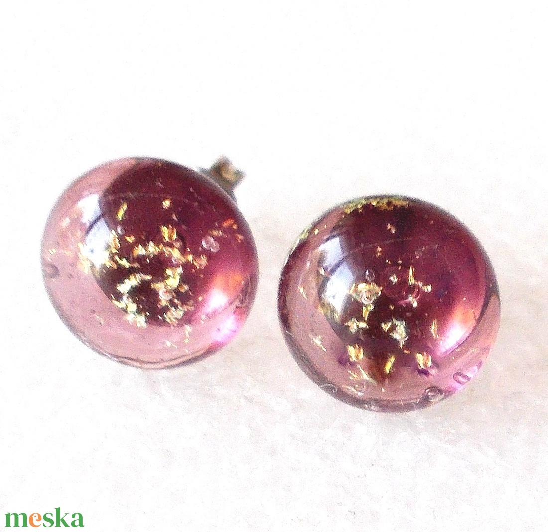 Mályvarózsa ékszerszett, ajándék névnapra születésnapra. - ékszer - ékszerszett - Meska.hu