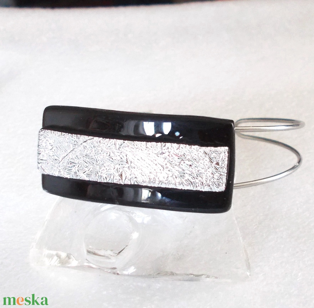 Orvosi fém! Ezüst zsorzsett ékszerszett  , ajándék  névnapra, születésnapra. - ékszer - fülbevaló - pötty fülbevaló - Meska.hu