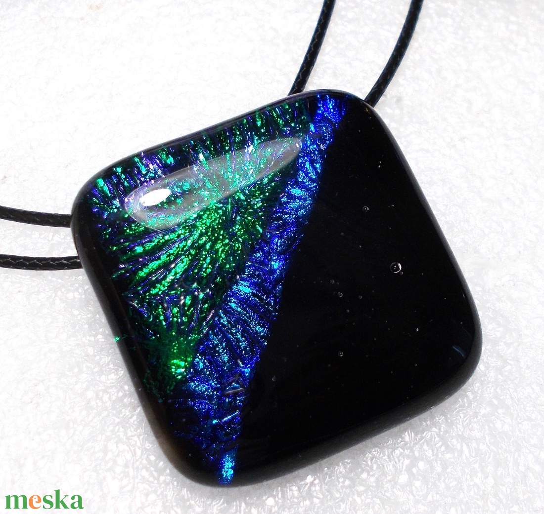 Dichroic kék fények ékszerszett. - ékszer - ékszerszett - Meska.hu Dichroic kék fények ékszerszett. - ékszer - ékszerszett - Meska.hu