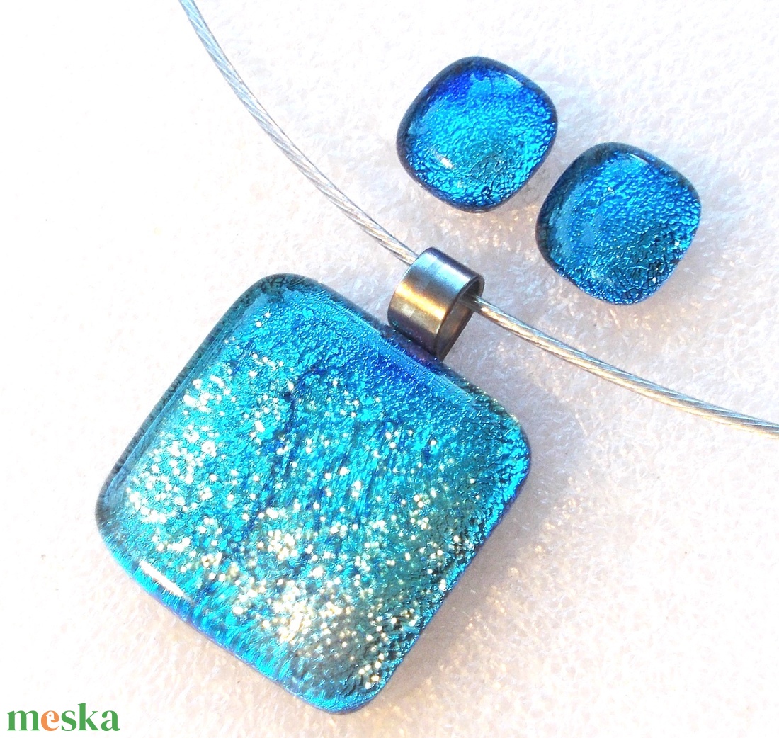 NEMESACÉL! Exkluzív ezüstkék ékszerszett. - ékszer - ékszerszett - Meska.hu