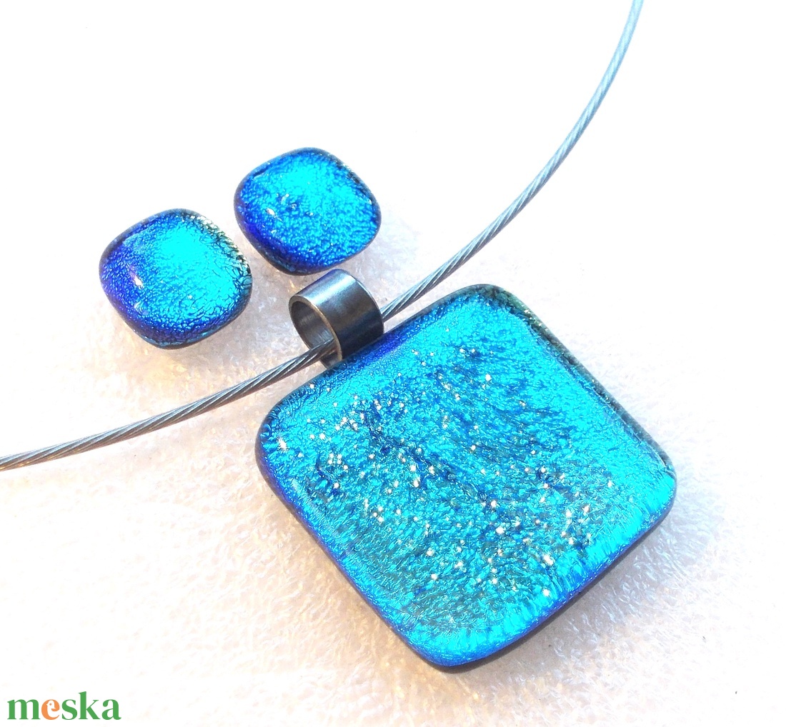 NEMESACÉL! Exkluzív ezüstkék ékszerszett. - ékszer - ékszerszett - Meska.hu