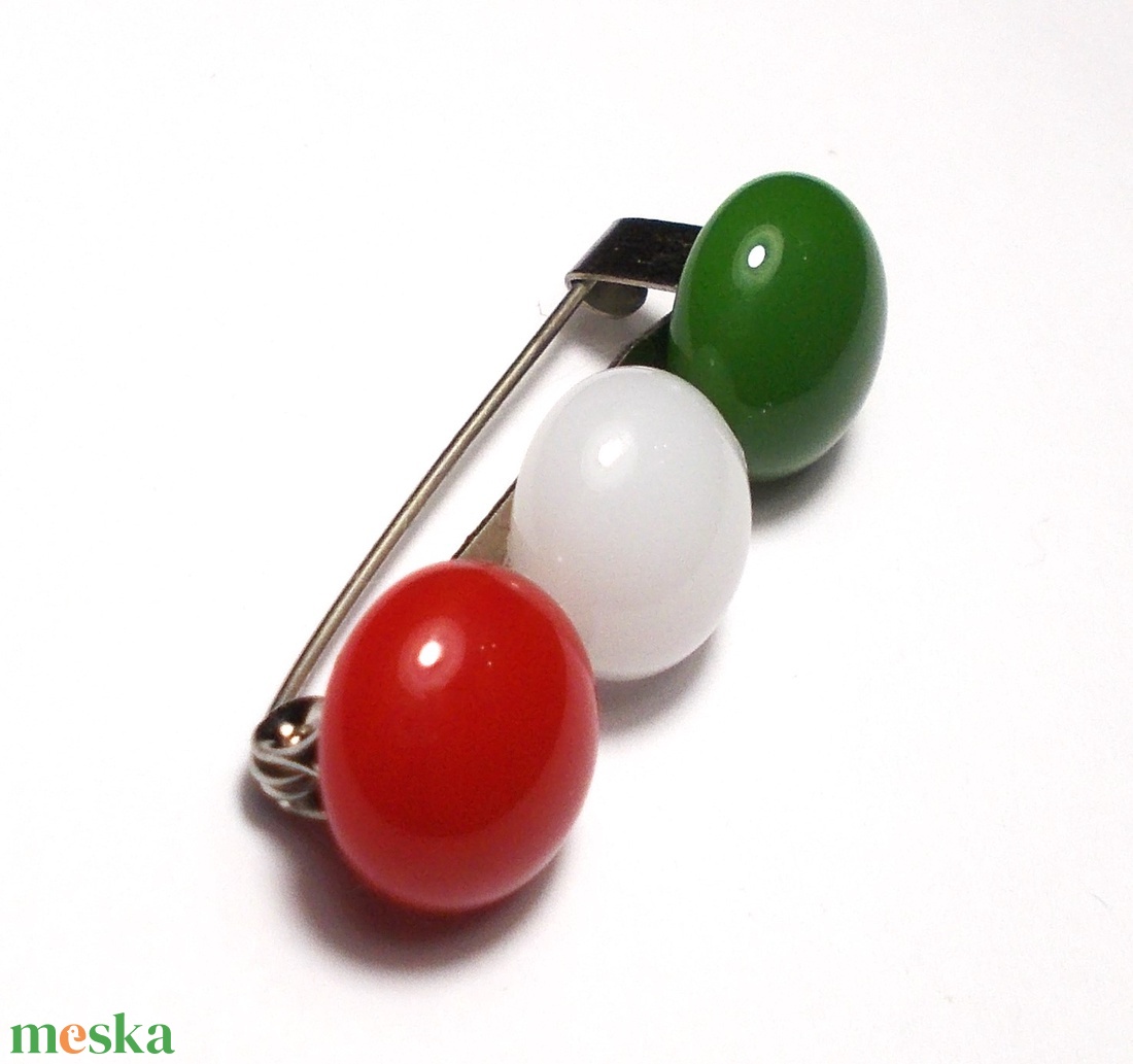  Kokárda kitűző. - ékszer - kitűző és bross - Meska.hu