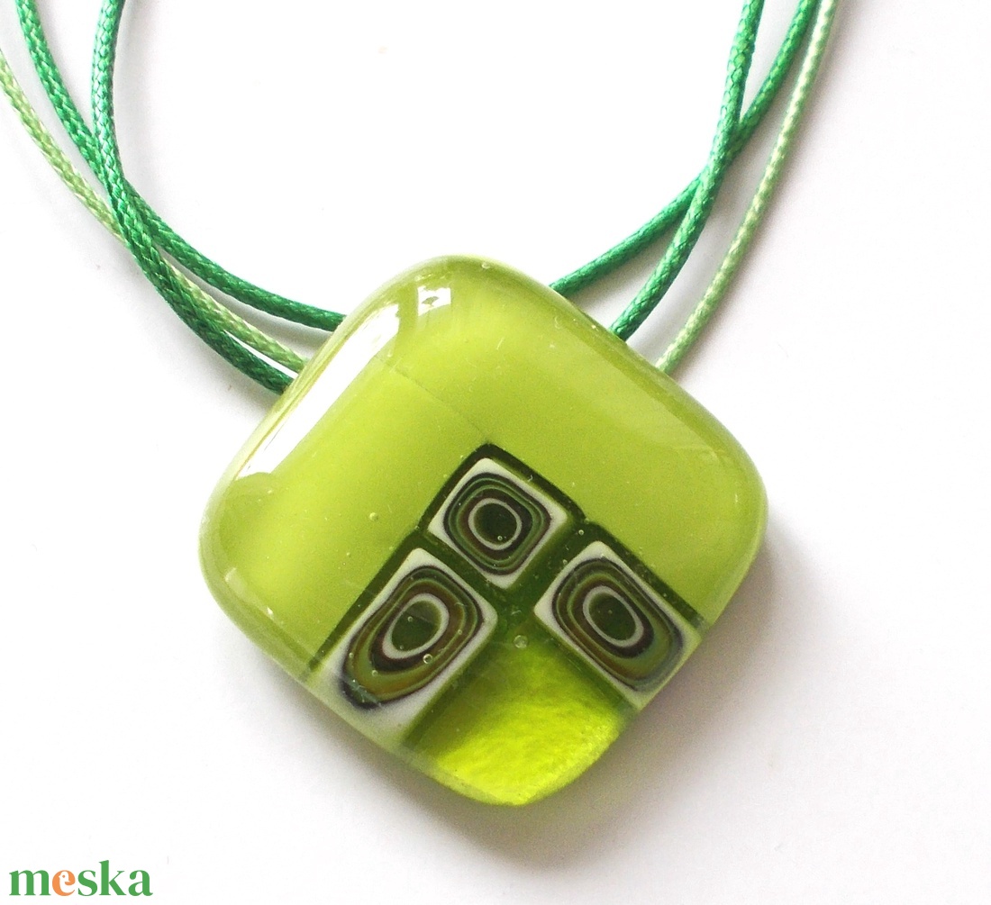 Lime nyaklánc. - ékszer - ékszerszett - Meska.hu