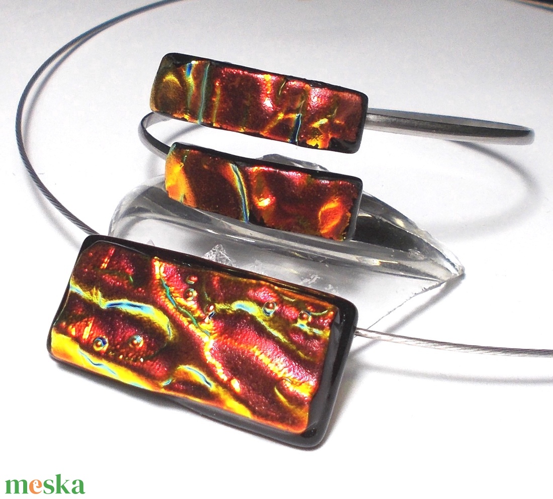 Lángolás dichroic ékszerszett. - ékszer - ékszerszett - Meska.hu Lángolás dichroic ékszerszett. - ékszer - ékszerszett - Meska.hu