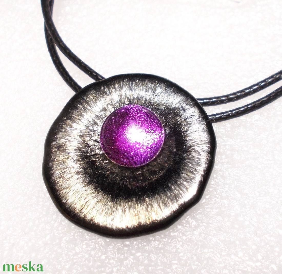  OVÁLIS!  Gyöngykagyló dichroic ékszerszett , ajándék névnapra, születésnapra. - ékszer - ékszerszett - Meska.hu