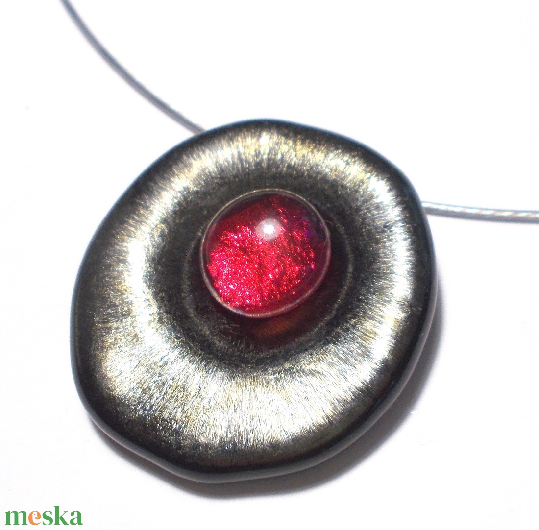  Gyöngykagyló dichroic ékszerszett , ajándék névnapra, születésnapra. - ékszer - ékszerszett - Meska.hu