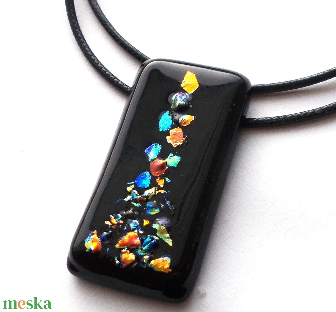 NEMESACÉL! Dichroic fények játéka nyaklánc. - ékszer - nyaklánc - medálos nyaklánc - Meska.hu NEMESACÉL! Dichroic fények játéka nyaklánc. - ékszer - nyaklánc - medálos nyaklánc - Meska.hu