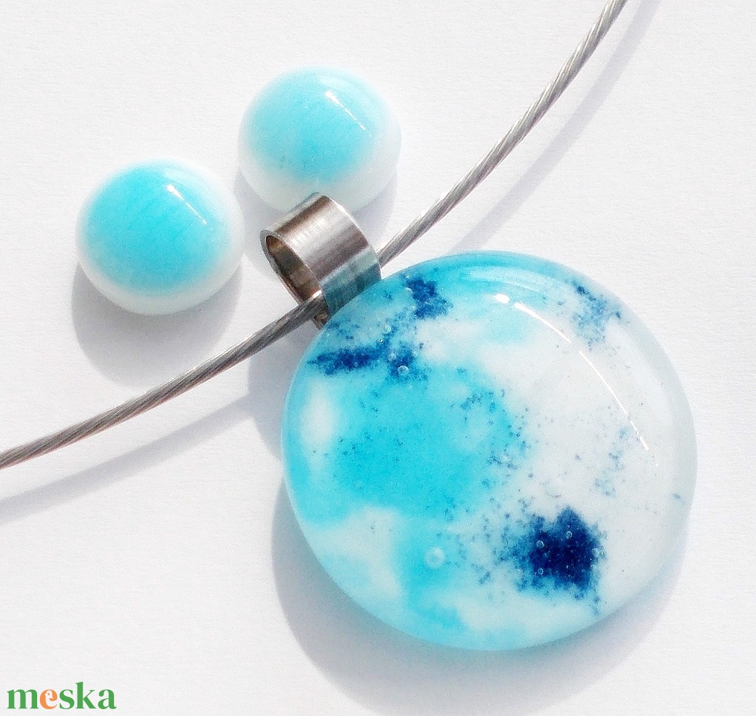 Fátyolfelhő ékszerszett. - ékszer - ékszerszett - Meska.hu