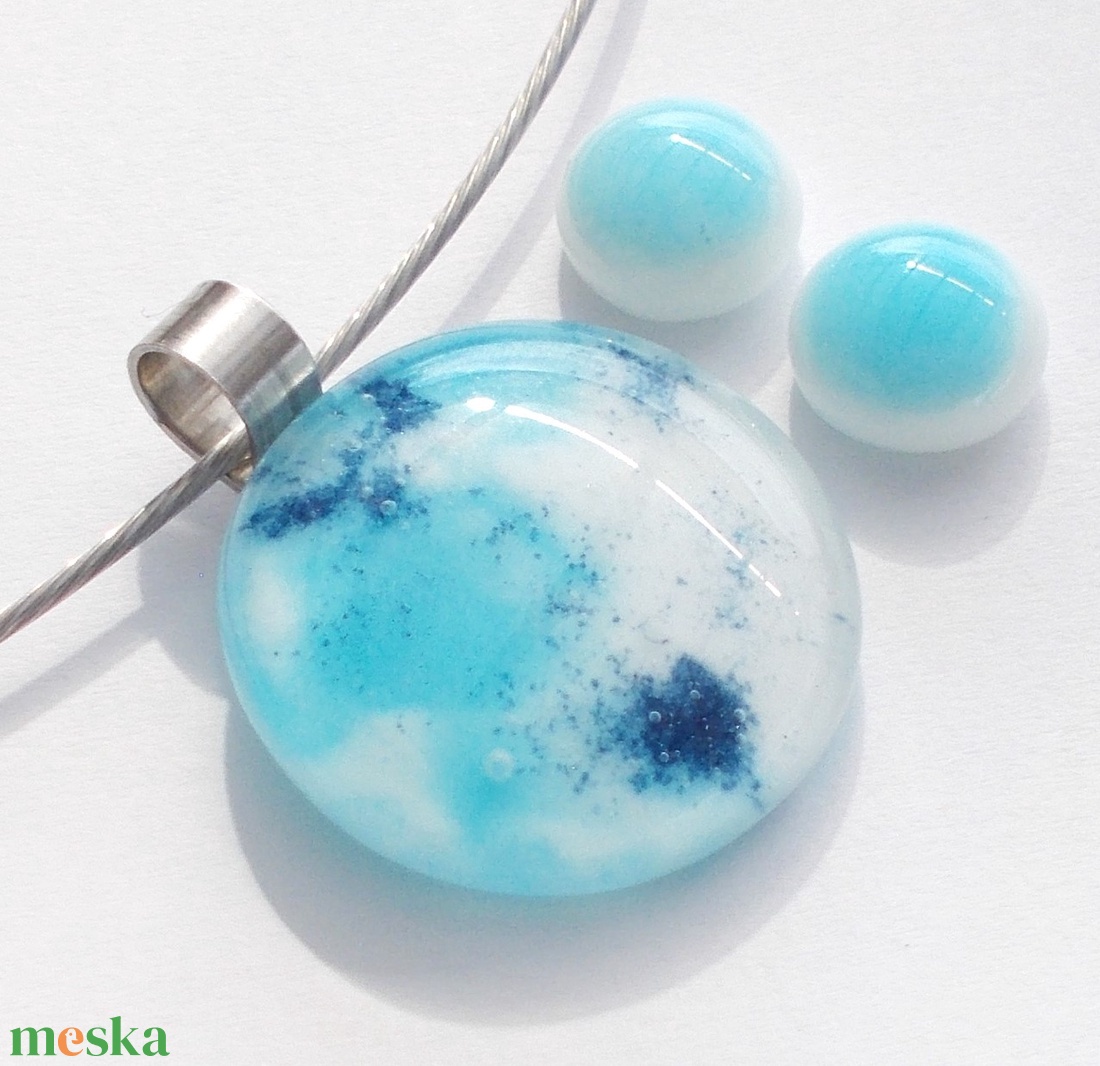 Fátyolfelhő ékszerszett. - ékszer - ékszerszett - Meska.hu