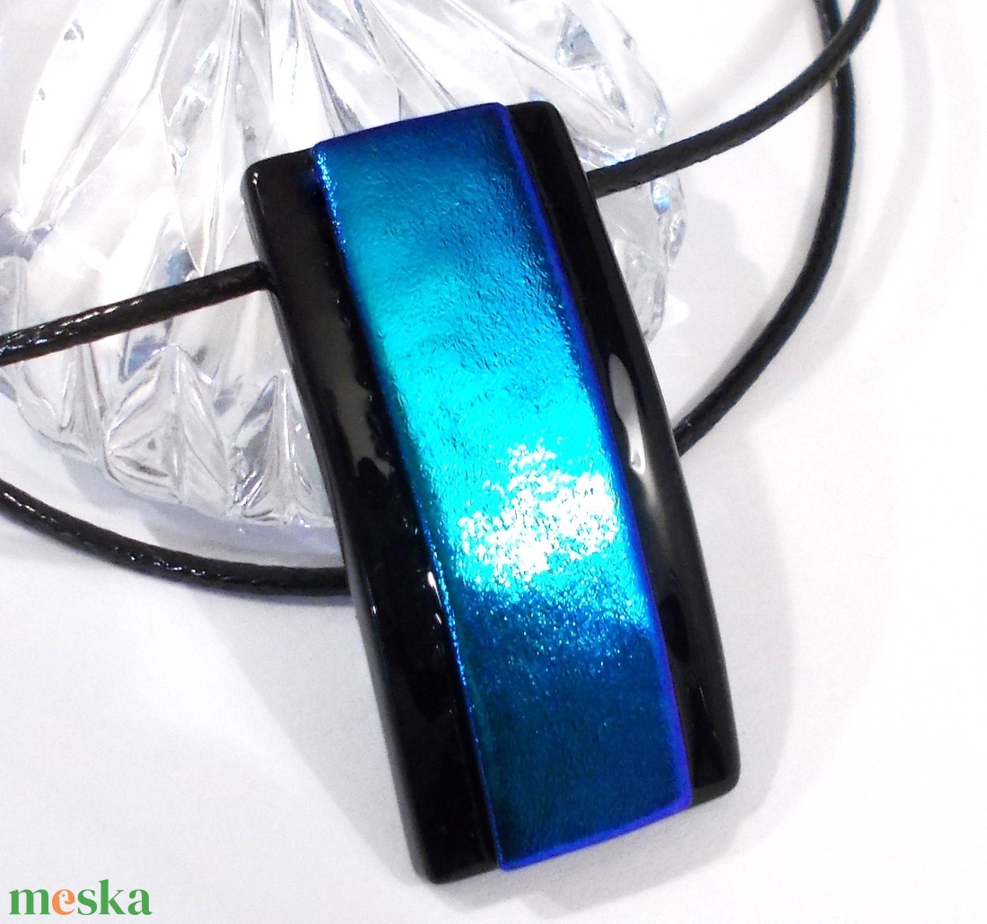 NEMESACÉL! Türkizkék dichroic ékszerszett. - ékszer - ékszerszett - Meska.hu NEMESACÉL! Türkizkék dichroic ékszerszett. - ékszer - ékszerszett - Meska.hu