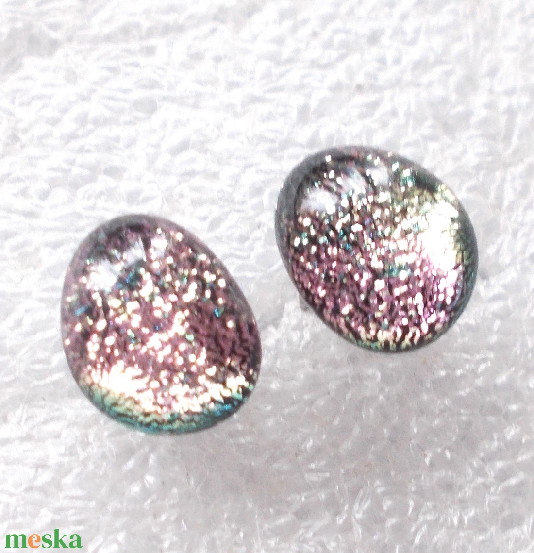 NEMESACÉL! Magnólia dichroic nyaklánc. - ékszer - ékszerszett - Meska.hu NEMESACÉL! Magnólia dichroic nyaklánc. - ékszer - ékszerszett - Meska.hu