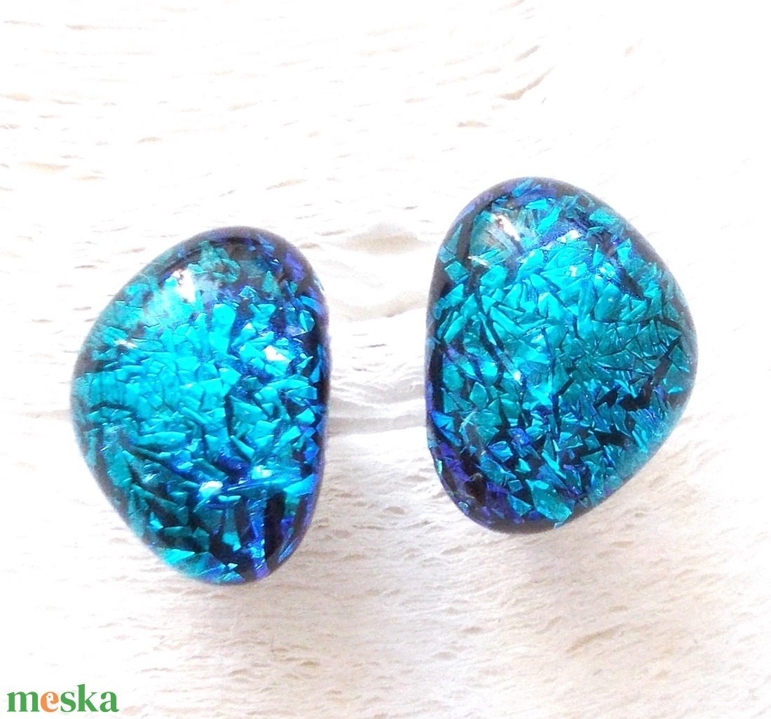 NEMESACÉL! Kék-zöld fények dichroic nyaklánc. - ékszer - ékszerszett - Meska.hu NEMESACÉL! Kék-zöld fények dichroic nyaklánc. - ékszer - ékszerszett - Meska.hu