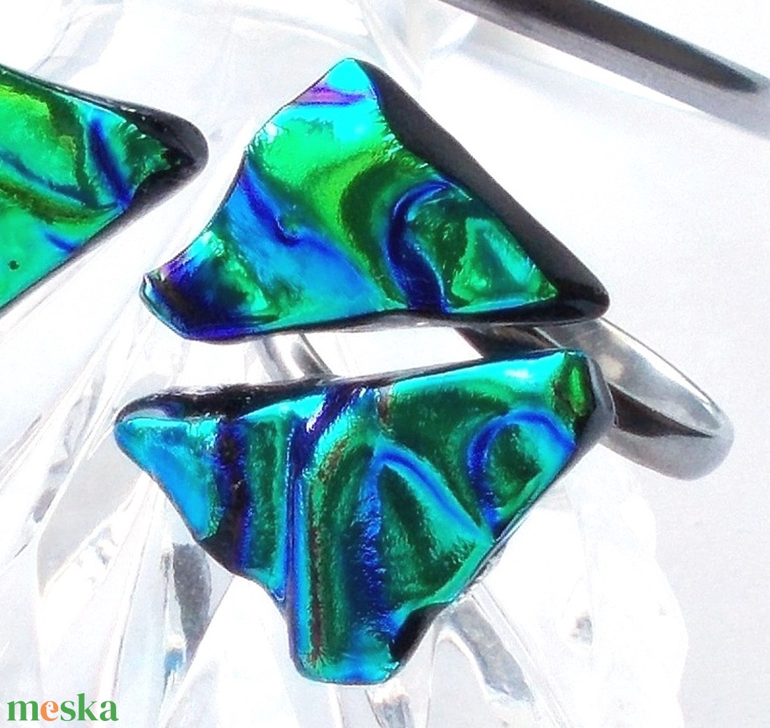 NEMESACÉL! Exkluzív ginkgo gyűrű. - ékszer - gyűrű - szoliter gyűrű - Meska.hu