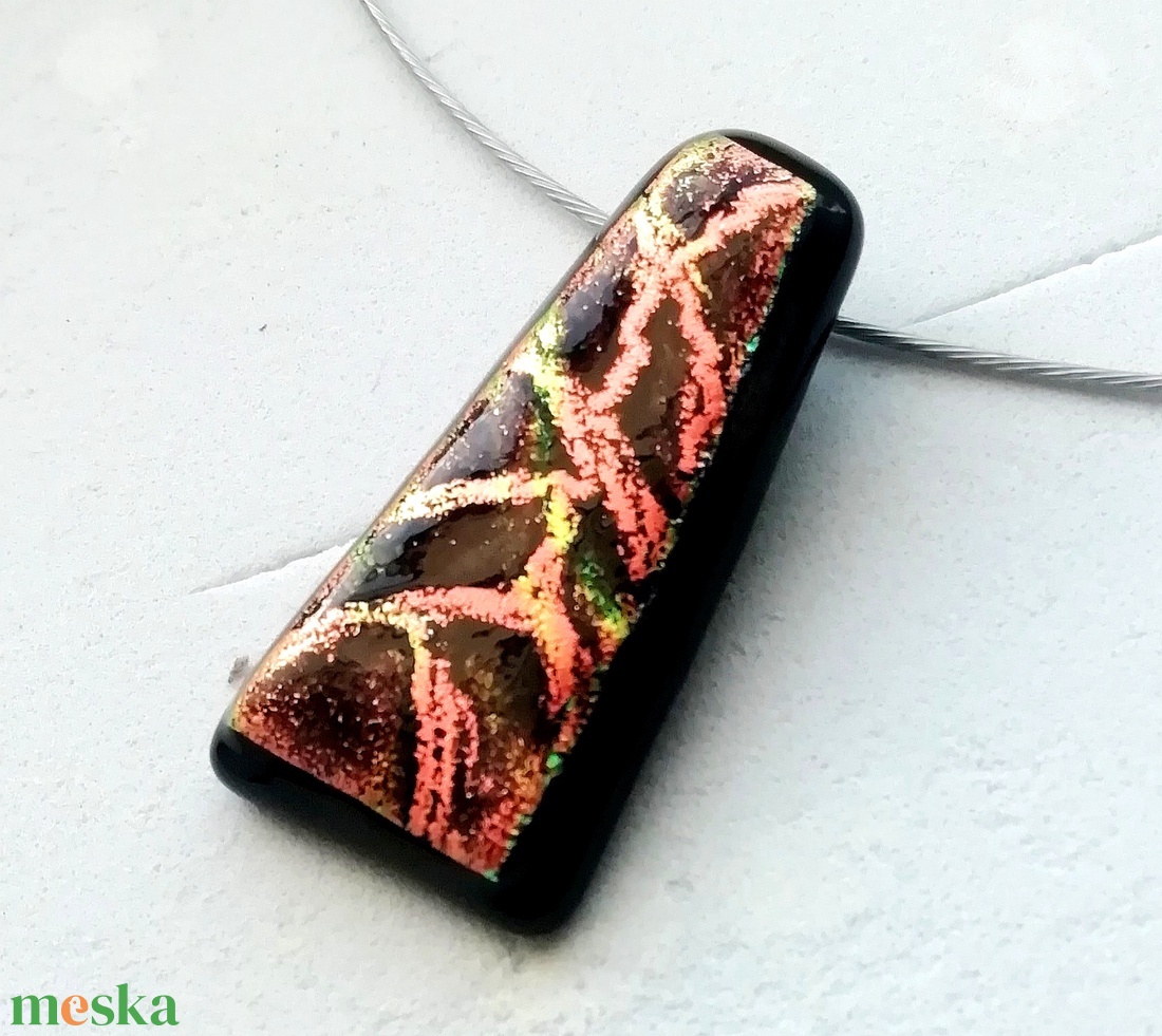 Lazacos-arany fények  nyaklánc, ajándék névnapra. - ékszer - ékszerszett - Meska.hu Lazacos-arany fények  nyaklánc, ajándék névnapra. - ékszer - ékszerszett - Meska.hu