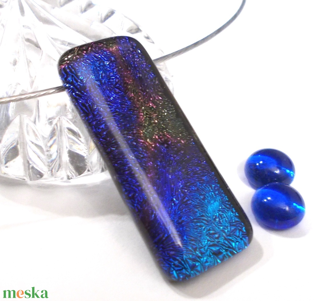 NEMESACÉL!  Kék-arany árnyalatok ékszerszett. - ékszer - ékszerszett - Meska.hu