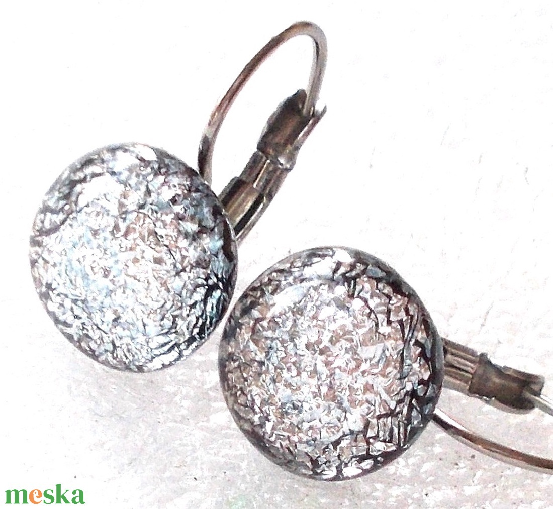 Ezüstös piros trendi ékszerszett, ajándék névnapra, születésnapra. - ékszer - ékszerszett - Meska.hu