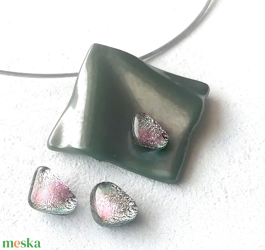 NEMESACÉL!  Metál rózsafények ékszerszett, ajándék névnapra születésnapra. - ékszer - ékszerszett - Meska.hu