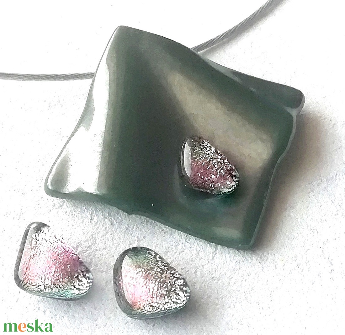 NEMESACÉL!  Metál rózsafények ékszerszett, ajándék névnapra születésnapra. - ékszer - ékszerszett - Meska.hu