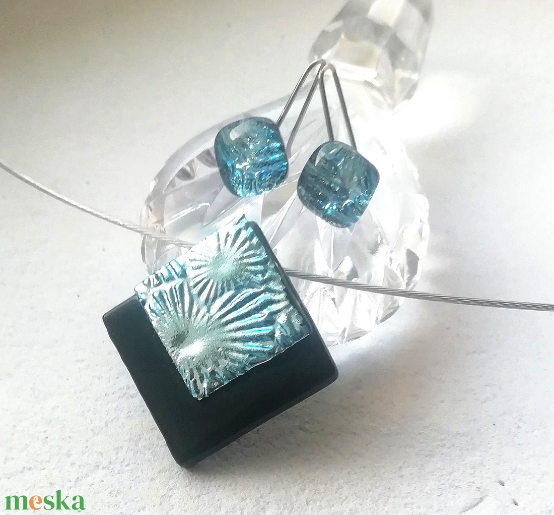 AKCIÓ!  NEMESACÉL!  Ezüstkék csillagok ékszerszett. - ékszer - ékszerszett - Meska.hu