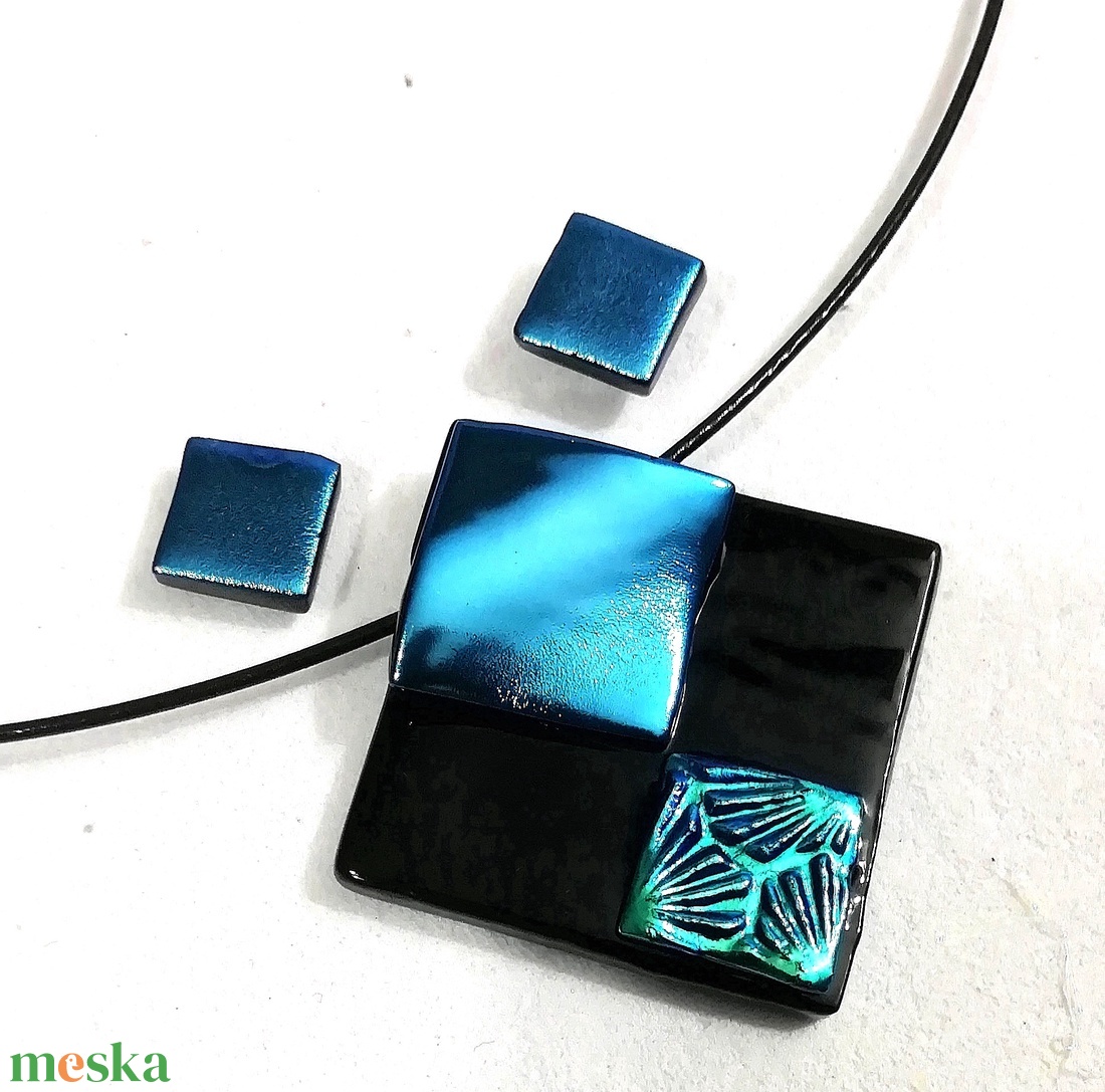 Kék fények ékszerszett, ajándék névnapra, születésnapra. - ékszer - ékszerszett - Meska.hu