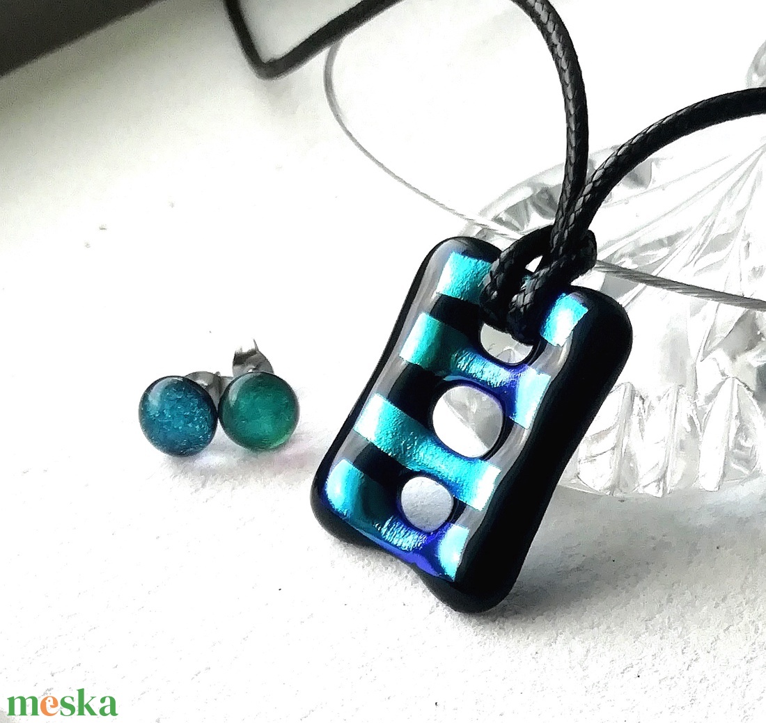 NEMESACÉL!  Kékek fúziója ékszerszett. - ékszer - ékszerszett - Meska.hu