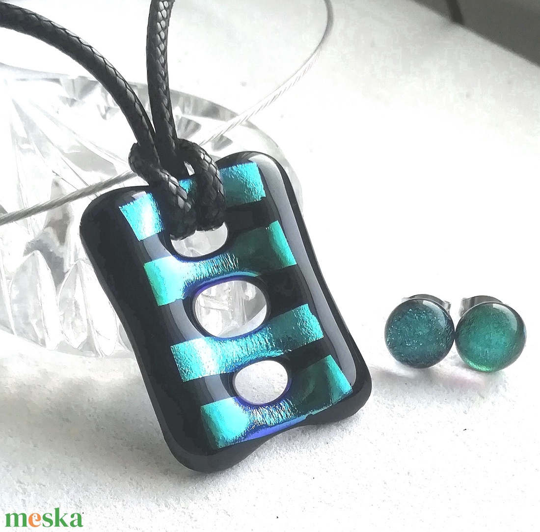 NEMESACÉL!  Kékek fúziója ékszerszett. - ékszer - ékszerszett - Meska.hu